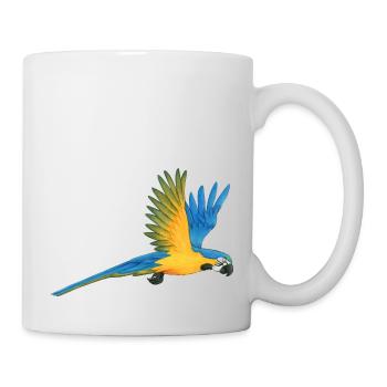 Ara Papagei - Tasse - Weiß - Rechts