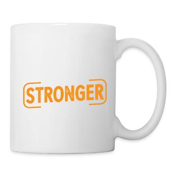 Mon père est plus fort que ton père 4 - Mug blanc - blanc - Droite