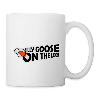 goose on the loose - Tasse - Weiß - Rechts
