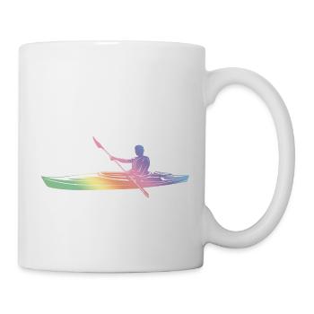 Rowing Silhouette - Mug - white - Right