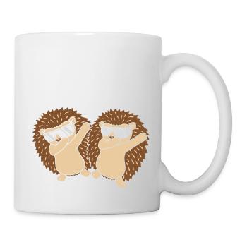 Amis Équipe dabbing Hedgehog - Mug blanc - blanc - Droite