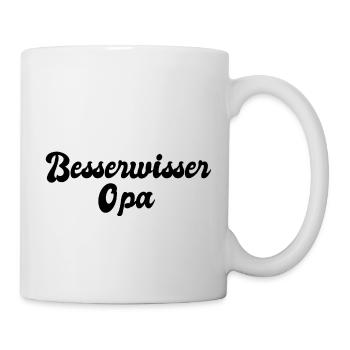 Besserwisser Opa - Tasse - Weiß - Rechts