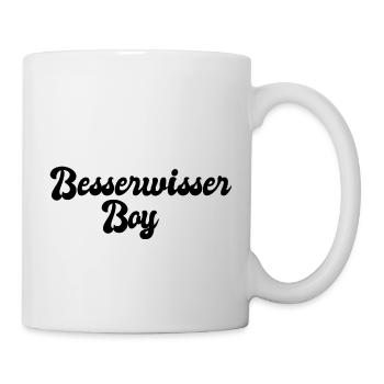 Besserwisser Boy - Tasse - Weiß - Rechts