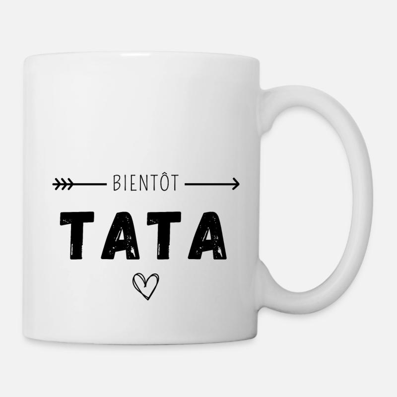 Bientôt tata - Mug blanc - blanc