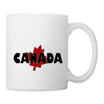 Canada feuille d'erable - Mug blanc - blanc - Droite