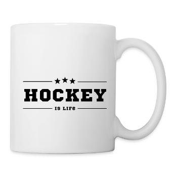Hockey is life original gift idea - Mug - white - Right