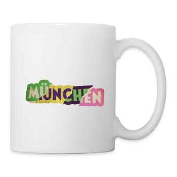Munich Germany City Font Punk Retro - Mug - white - Right