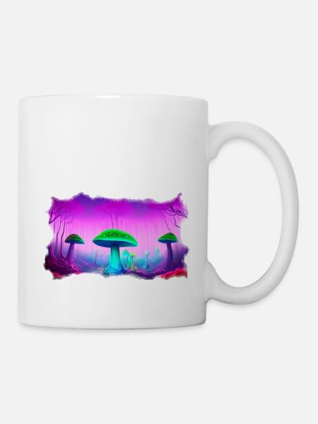 Pilzwelt 1 - Tasse - Weiß