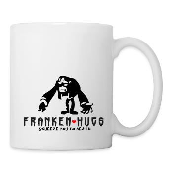 FRANKEN HUGS | SQUEEZE YOU TO DEATH <3 - Mug - white - Right