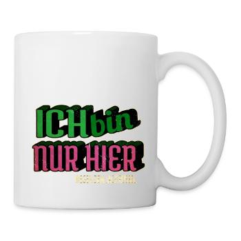 geburtstagsgeschenk zitat schäferhund chihuahua - Tasse - Weiß - Rechts