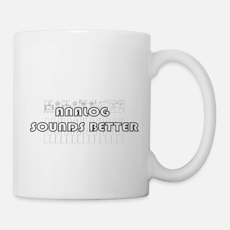 Analog Sound Better - Tasse - Weiß