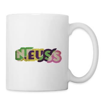 Neuss Allemagne City Font Punk Rétro - Mug blanc - blanc - Droite