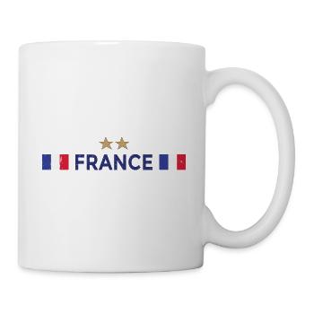 France Football Maillot de foot Drapeau Français - Mug blanc - blanc - Droite