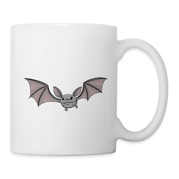 Fledermaus - Tasse - Weiß - Rechts