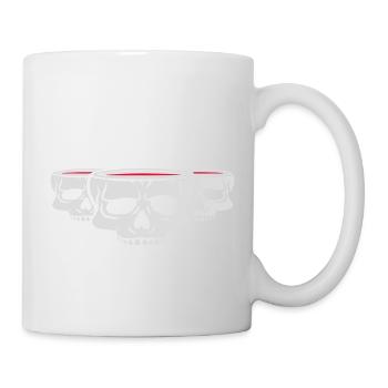 Horror Team Mug Skull - Mug blanc - blanc - Droite