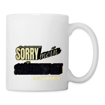 drôle de dire bday berger race de chien cool - Mug blanc - blanc - Droite