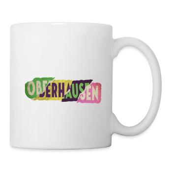 Oberhausen Allemagne Ville Police Punk Rétro - Mug blanc - blanc - Droite