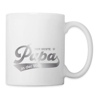 Der beste Papa in der Welt Papa Opa Vatertag - Tasse - Weiß - Rechts