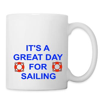 Voile - Mug blanc - blanc - Droite