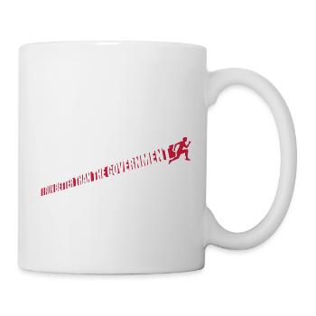 run better than government - Mug - white - Right