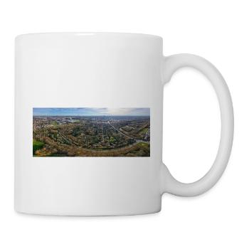 Eggarten von oben - Tasse - Weiß - Rechts