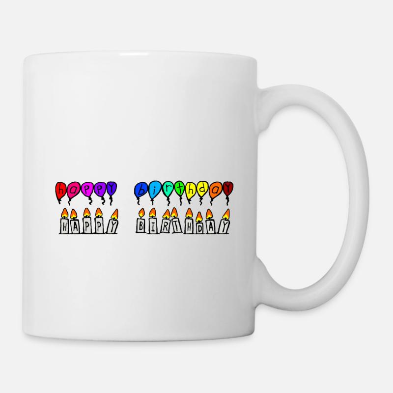 HAPPY BIRTHDAY - Mug blanc - blanc