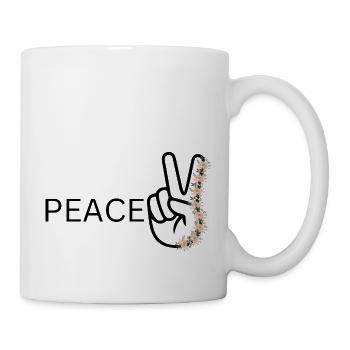 Paix - Mug blanc - blanc - Droite