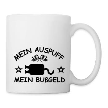 Auto - Tasse - Weiß - Rechts