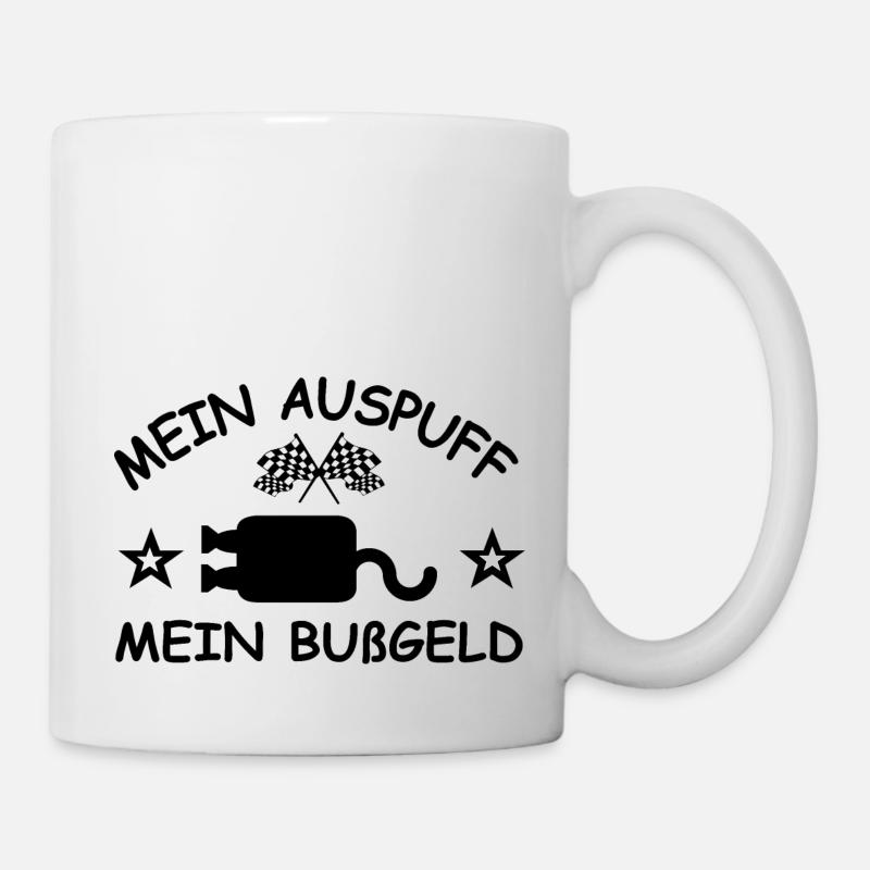 Auto - Tasse - Weiß
