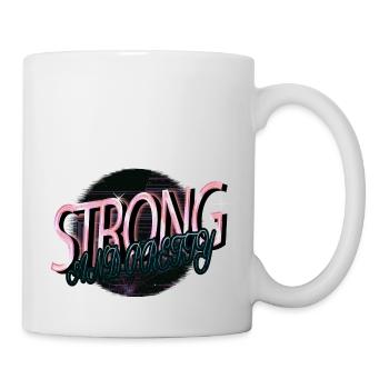 Volleyball Disc Frein Geek Blanc Cadeau Citation - Mug blanc - blanc - Droite