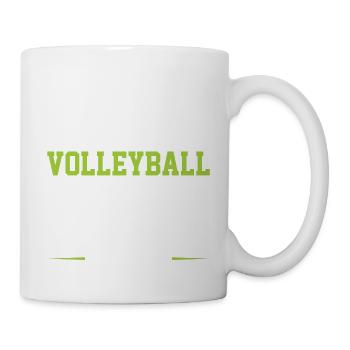 Équipe de volleyball - Mug blanc - blanc - Droite