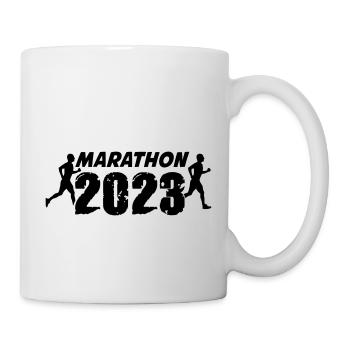 Marathon 2023 - Tasse - Weiß - Rechts