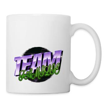 sprüche geschenkidee vater bday schildmaid - Tasse - Weiß - Rechts