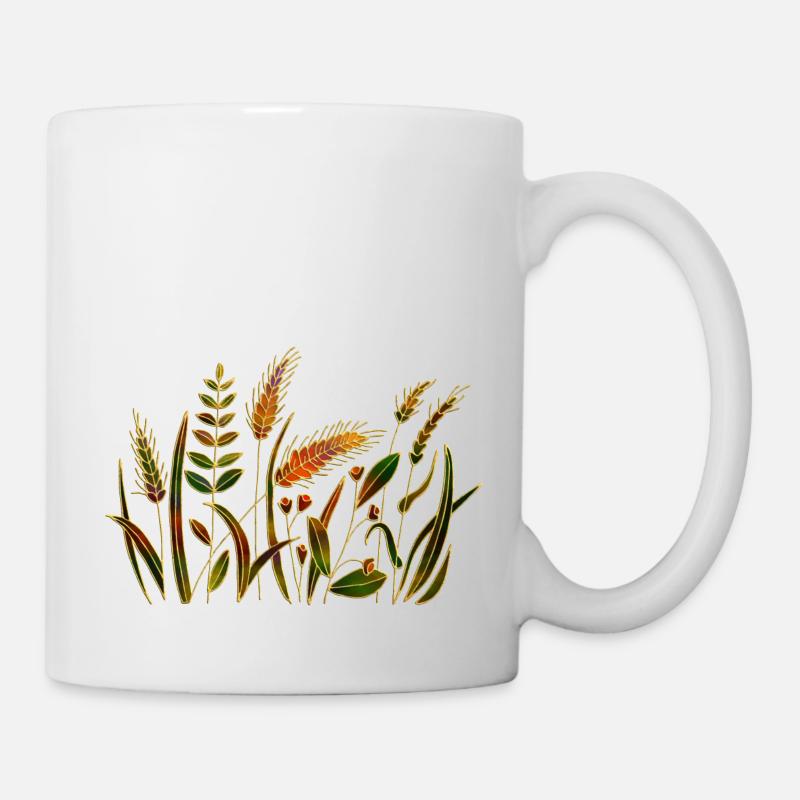 Pflanzen - Tasse - Weiß