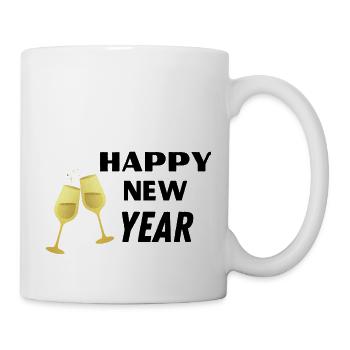 HAPPY NEW YEAR - Mug blanc - blanc - Droite