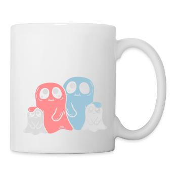 Enfants Parents Fantômes Famille - Mug blanc - blanc - Droite