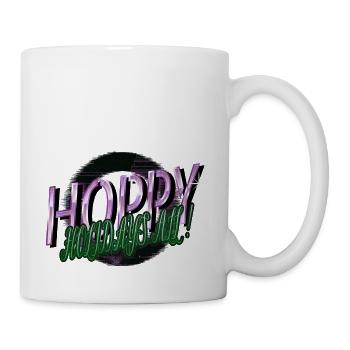 fairy tail present awkward cool bodybuilding - Tasse - Weiß - Rechts