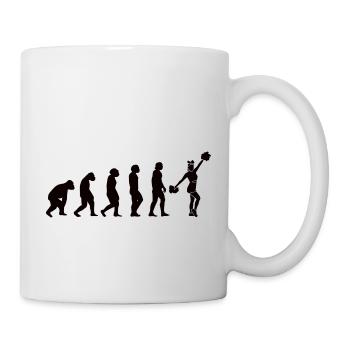 Cheerleaderin Geschenk Cheerleader Cheerleading - Tasse - Weiß - Rechts