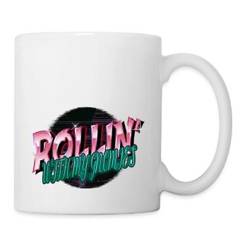 Dino Bodybuilder Bubaprints Dinosaure d’anniversaire - Mug blanc - blanc - Droite