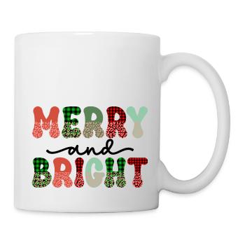 Joyeux Noël, Noël, vacances, jours fériés - Mug blanc - blanc - Droite