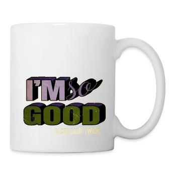 happy funny gym humor christmas present awesome - Tasse - Weiß - Rechts