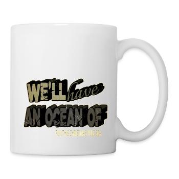 Drôle de gym Beach Bodybuilder Fairy Tail Baby - Mug blanc - blanc - Droite