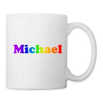 Michael - Tasse - Weiß - Rechts