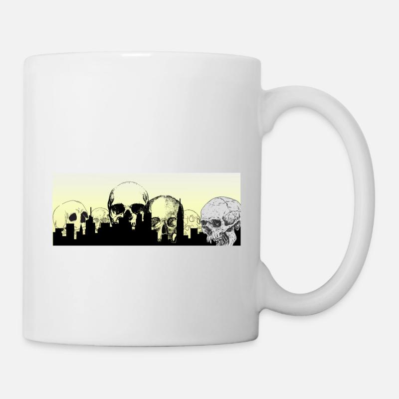 Skullscity - Tasse - Weiß