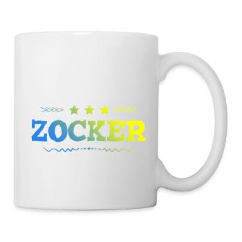 Zocker Gamer - Tasse - Weiß - Rechts