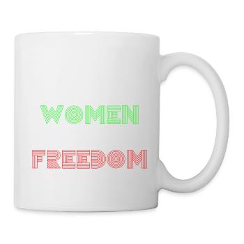 Women Life Freedom - Cute Iranian Women - Mug - white - Right
