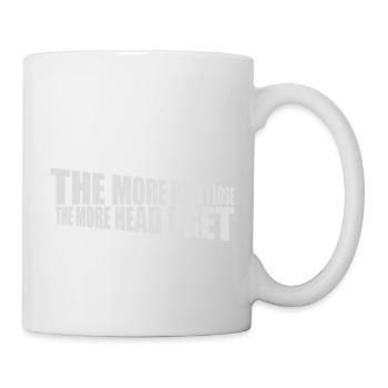 J’ai plus de tête - Mug blanc - blanc - Droite