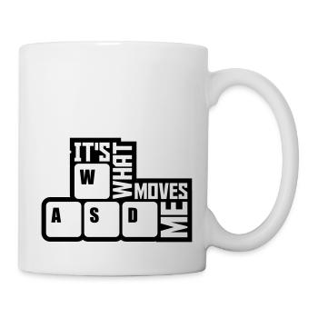 c’est ce qui m’émeut - Mug blanc - blanc - Droite