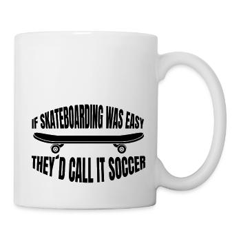 Skateboard Skating Skateboarding Longboard Skater - Mug blanc - blanc - Droite
