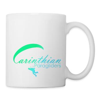 Carinthian Paragliders Logo blue-green - Mug - white - Right